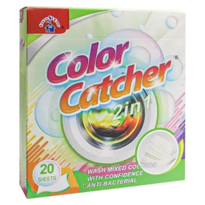 Disposable Non Woven Fabric Laundry Booster Special Clothes Dye Capture Film Colour Catcher