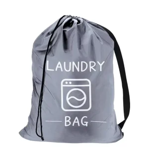 Drawstring Laundry Bag With Strap Heavy Duty Laundry Bags for Dirty Clothes Laundry Hamper Liner Basket