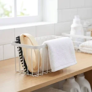Spazzola per Abiti in Plastica Resistente con Manico Antiscivolo per Lavanderia Domestica e Cura dei Tessuti