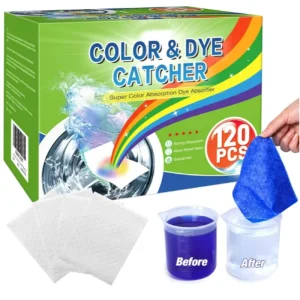 Dye Catcher Sheets Prevent Dye Transfer High Absorption Safe Mix Load Laundry Washing Sheets
