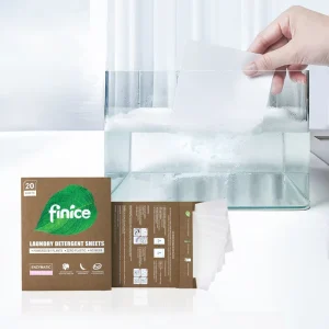 Eco Disposable Laundry Detergent Sheets with Rose Fragrance
