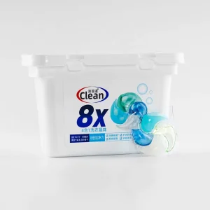Eco Friendly Disposable Laundry Detergent Liquid Capsules High for Ingredient Content Low Foam for Cloth Cleaning