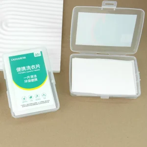 Eco Friendly Disposable Laundry Detergent Sheets Super Concentrated Stain Removing Fragrance Lasting Low Foam for Washing