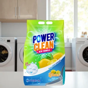 Eco Friendly Disposable Super Cleaner Lemon Scented Deep Stains Removing Hotel Use Machine Washing Powder High Foam Laundry