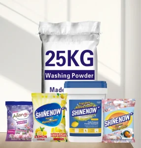 Eco Friendly Laundry Cleaner Small Size Packaging Washing Powder with Scent Booster