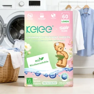 Eco Friendly Laundry Detergent Sheets Biodegradable Strong Cleaning Power Removal for Sensitive Skin