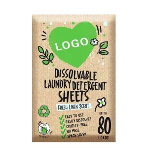 Eco Friendly Laundry Detergent Sheets Support Private Branding