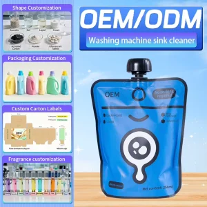 Eco Friendly Liquid Washing Machine Tub and Washer Cleaner with Deep Clean Effect