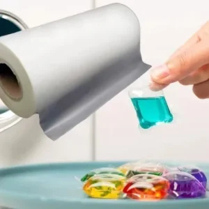 Eco Friendly Water Soluble Soft PVA Film Laundry Detergent Packaging Transparent Customized Plastic Roll High Stretchability