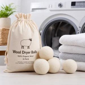 Eco Friendly Wool Dryer Balls Natural Fabric Softener Reusable Laundry Accessories