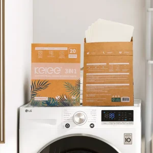 Eco friendly Biodegradable Laundry Detergent Strip Deep Cleansing Dye Resistant Laundry Detergent Sheets