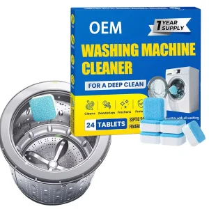 Effervescent Multi Purpose Cleaning Laundry Washing Machine Cleaner Tablets for Pet Owners