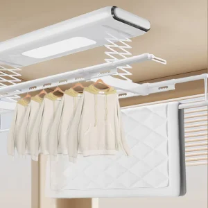 Electric Drying Rack Retractable Clothesline Model Remote Control Accessory Laundry Cloth Material