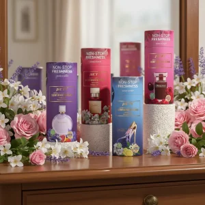 Elegant Paper Tube Pack 220g Fragrance Booster Beads Long Lasting Scent Fabric Softener Swiss Imported Essence CE Certified