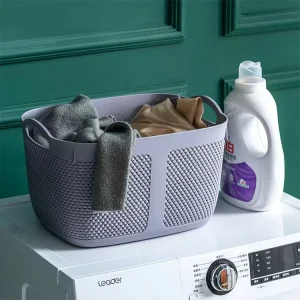 Fabric Dirty Laundry Basket Storage Baskets Bins With Handles