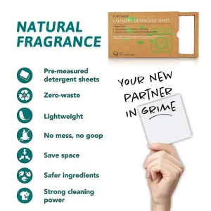 Factory Price Biodegradable Eco Friendly Laundry Detergent Strips Laundry Sheet