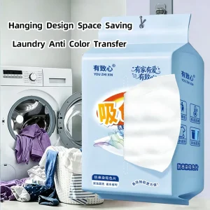 Family Laundry Anti Color Transfer Laundry Sheets Prevent Dye Bleeding Dye Trapper Absorber Wipes for Washing Machine Mixed Wash