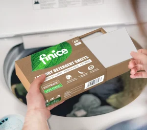 Finice Disposable Eco-Friendly Laundry Detergent Sheets for Bathroom Use High/Low Foam & Love Forest Fragrance