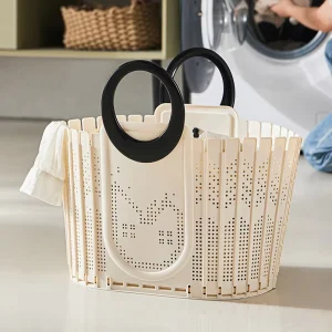 Foldable Laundry Basket Portable Laundry Hamper Wall Mounted Laundry Organizer for Sundries Sanitary Toy Ware Storage Basket