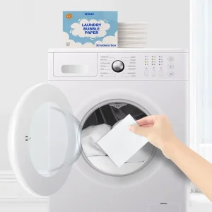 Free Sample Disposable Custom Size Long Lasting Eco friendly Biodegradable Portable Stain Removal Laundry Detergent Sheets
