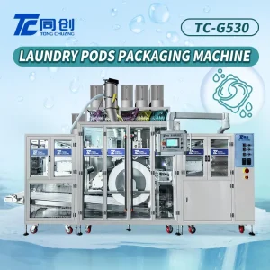 Full Auto Feeding Multi Chamber Laundry Pods Packing Machine with Labor Saving High Efficiency Design