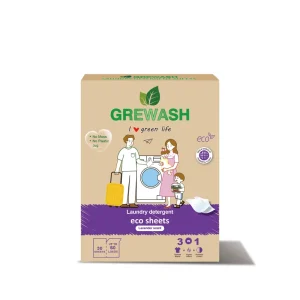 Griklin Laundry Detergent Sheets Travel Friendly for Hot & Cold Cycles Tackles Tough Stains & Odors Gentle on Skin