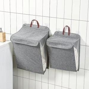 Hanging Laundry Hamper Foldable Multifunctional Laundry Basket Dirty Clothes Organizer Storage Basket for Clothing