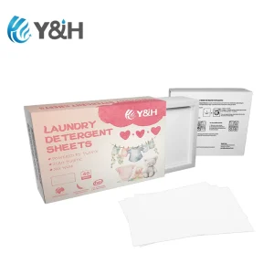High Efficiency Laundry Sheets Ultra Concentrated Eco Friendly Formula Custom Branding Low MOQ