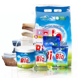 High Efficient Laundry Detergent 4kg-25kg Soaps En Polvo a Granel Disposable for Apparel Use
