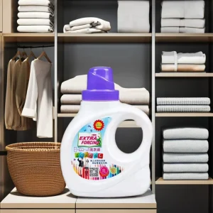 High Efficient Lavender Scented Laundry Detergent Liquid 1L Plastic Bottles Perfumed Household Apparel Soap Liquid