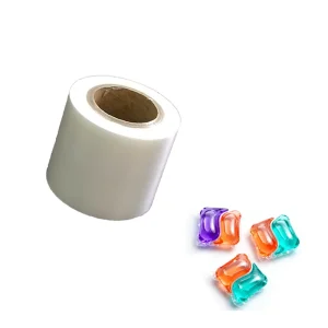 High Quality 75um Thickness PVA Film High-Transparent Soft Feel Laundry Capsule Pod Package Cold Water Soluble Film Roll