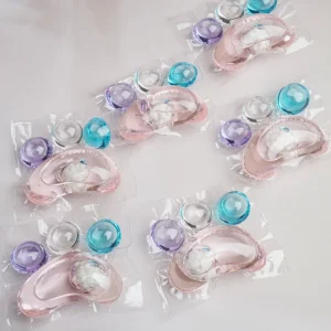 High Quality Disposable Laundry Pods Mild Natural Floral Liquid Formula Excellent for Apparel Beads Washing