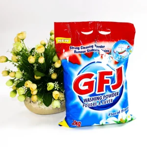 High Quality Fresh Fragrant Eco Friendly Laundry Detergent Powder Flower Lemon Scent High Foam Disposable for Apparel GFJ Brand