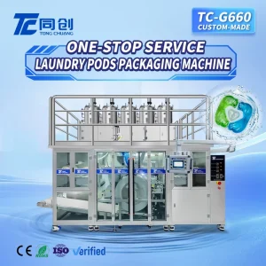 High Speed Automatic PVA Film Packaging Machine for Large Capacity Liquid Detergent Pods Precise Dosing Sealing Continuous