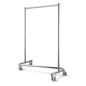Hotel Supplies Four Wheels Stainless Steel Hotel Laundry Trolley Clothes Rack