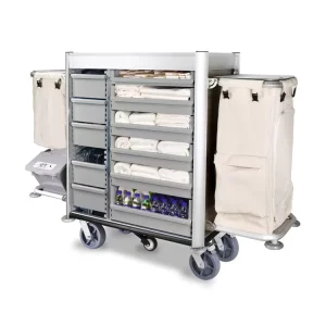 Housekeeping Linen Cart Seaside Hotel Laundry Collected Carts