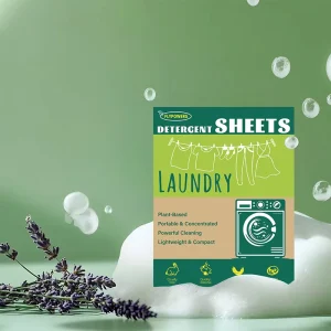 Hypoallergenic Laundry Detergent Sheets OEM ODM Packing Laundry Detergent Strips