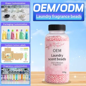 Joya Eco Friendly Disposable Solid Booster Beads Rose Fresh Fragrance Perfume Microcapsules Laundry Detergent Apparel Stocked