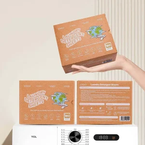 KELEE Detergent Tablets 160 Tablets Eco Friendly Laundry Sheet Tablets Suitable for Large Families or Frequent Laundry