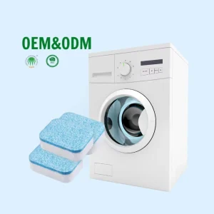 LOGO Custom Cleaner Limescale Top/front/HE Washer 25 Tablets Load Effervescent Cleans Machine Wash Cleaner Tablet