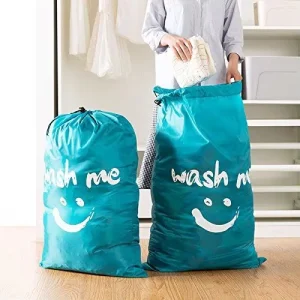 Large Fabric Washable Laundry Bag With Handles