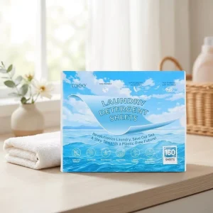 Laundry Detergent Sheets Eco Laundry Sheets Detergent Paper Fully Dissolved Washing Powder Sheets