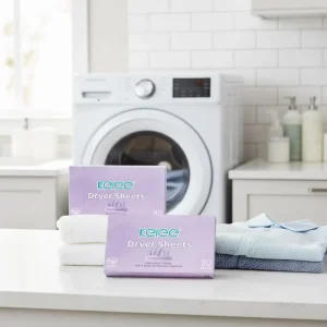 Laundry Dryer Sheets Eco Friendly Lavender Fragrance Laundry Clothes Bed Sheet Dryer Sheets Fabric Softener Dryer Sheets