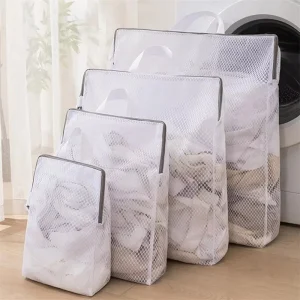 Laundry Hand Bags Reusable Washing Machine Clothing Care Wash Bag Mesh Net Bra Socks Lingerie Underwear Laundry Storage