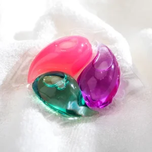 Laundry Pods 15g Water Soluble Laundry Capsules Detergent Pod Gel Pods 3 in 1 Cleaner Laundry Room Low Foam and Easy to Clean