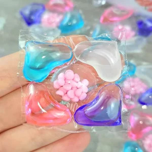 Laundry Pods OEM Stain Remover Water Based Laundry Detergent High Quality Stain Removal Effect Multi Chamber Laundry Detergent