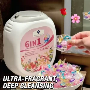 Laundry Pods Professional Proprietary Brand Packaging Six in One Laundry Pods Fabric Softener and Cleaning Laundry Pods