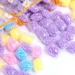 Langanhaltende Zitronenduft Weichspülerperlen Einweg feste Kleidungsbälle Jasmin floral Lavendel Gel für die Wäsche