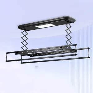 Modern Household Space-Saving Intelligent Drying Rack with Wind and UV Features Includes Clothes Rack Accessory