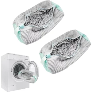 Modern Large Custom Logo Polyester Hamper for Home Use Laundry Shoe Washing Bags for Storage Clothes Dirty Clothing Cotton Mesh
